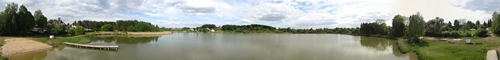 Vyžuonaičio ežeras nuo šuolių bokštelio